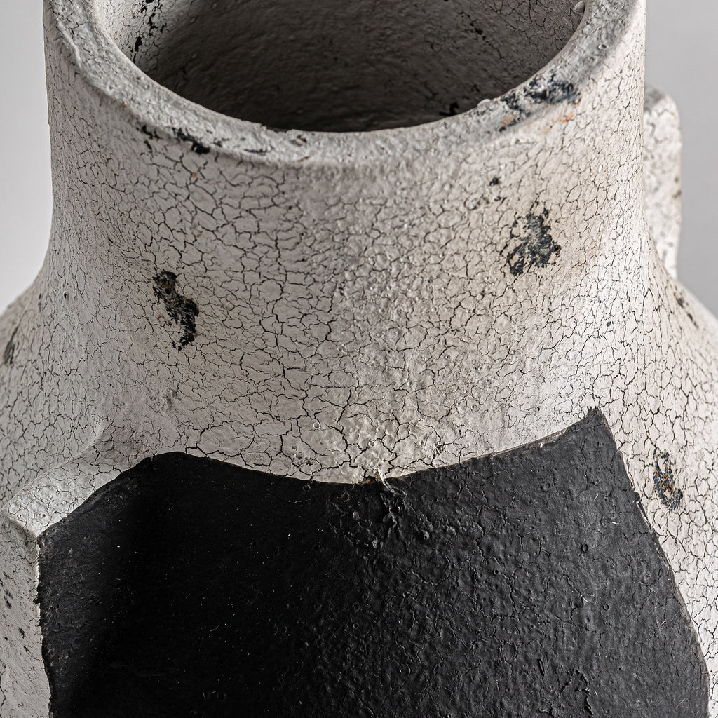 Duo-Ton Terrakotta-Vase im Contemporary Design 
