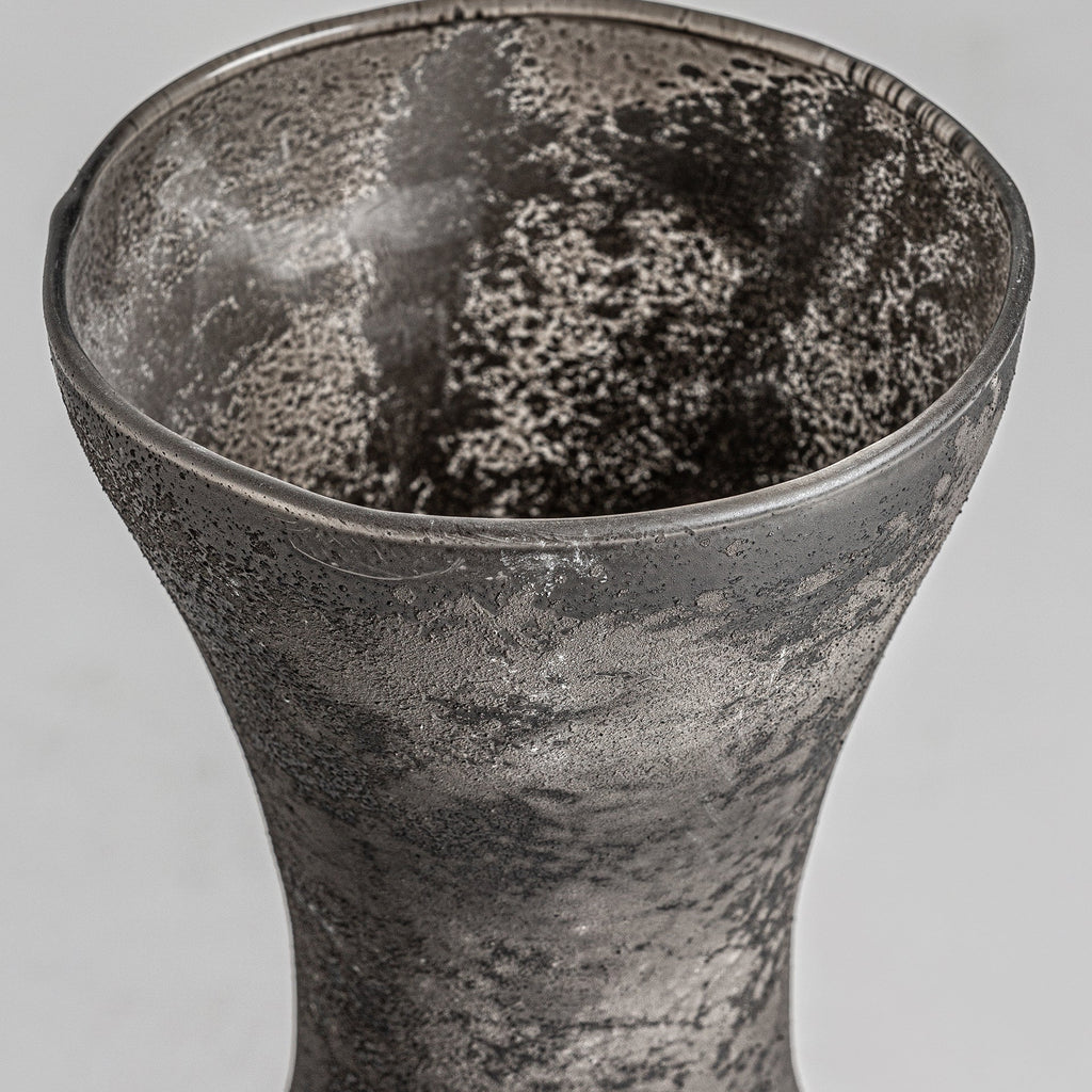 Grosse schwarze Vase aus Glas - Maison Oudh