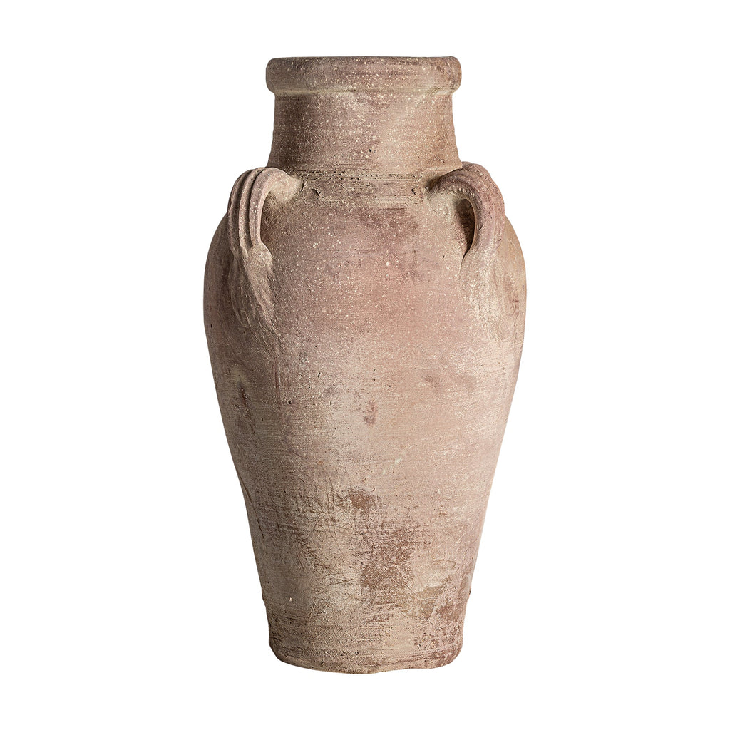 Handgefertigte Lehm-Amphore: Große Dekorative Vase für Innen- und Außenbereiche. - Maison Oudh