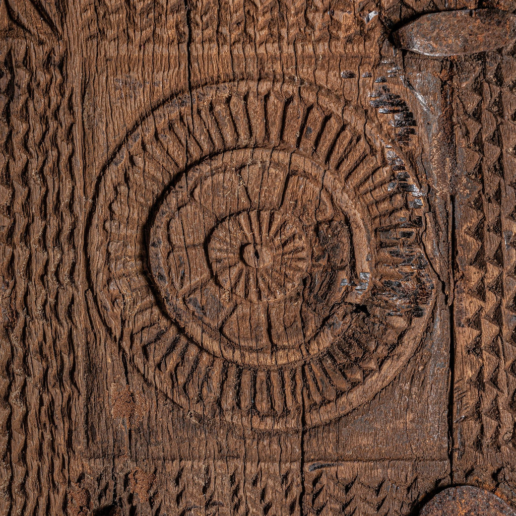 Handgefertigte Tür aus antikem Holz - Maison Oudh