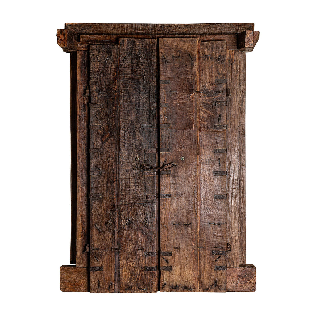 Handgefertigte Tür aus antikem Teakholz im Ethno Stil - Maison Oudh