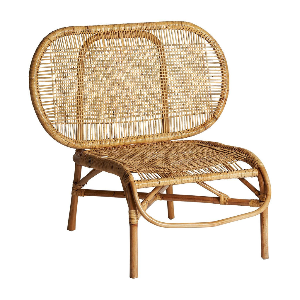 Naturfarbener Sessel aus Rattan im Contemporary Design - Maison Oudh