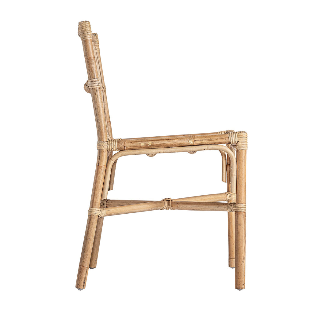 Naturfarbener Stuhl aus Rattan - Maison Oudh