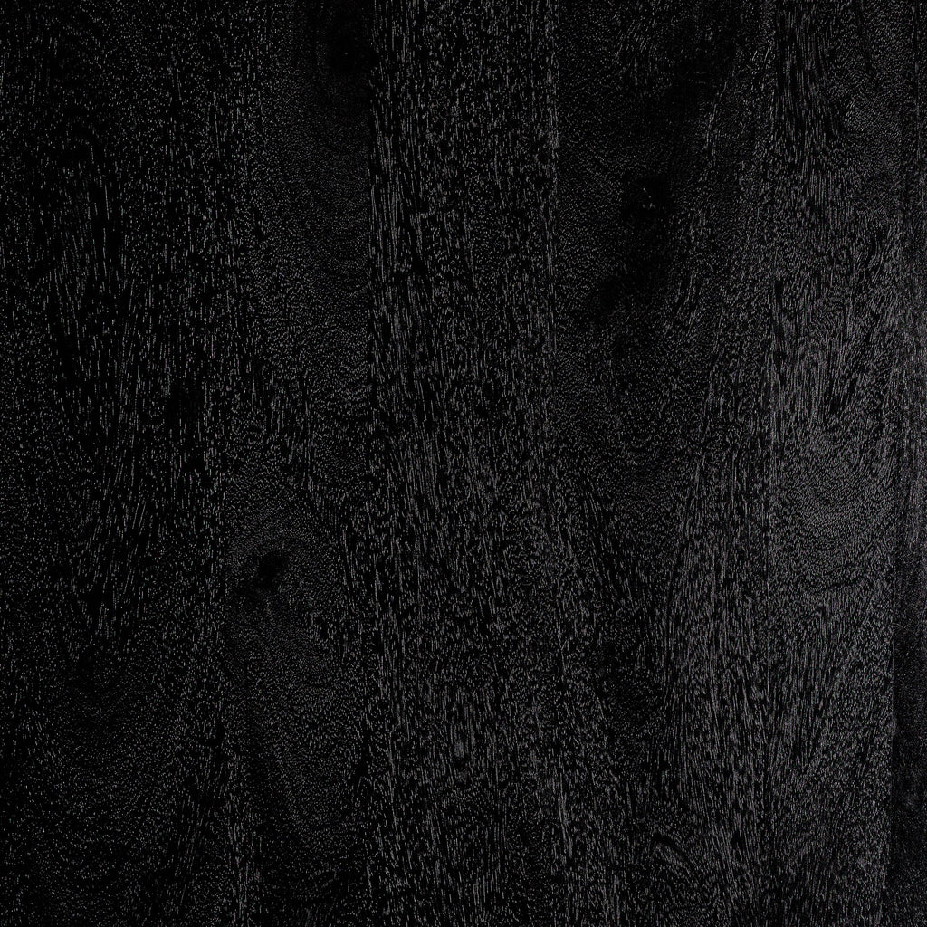 Schwarzer Esstisch aus Mangoholz im Contemporary Stil - Maison Oudh