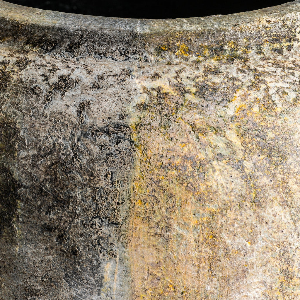 Terrakotta Vase in Grau und Natur - Maison Oudh