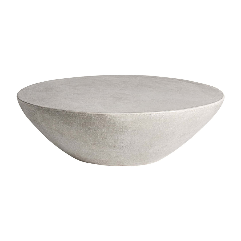 Handgefertigter Beton Couchtisch in Grau 