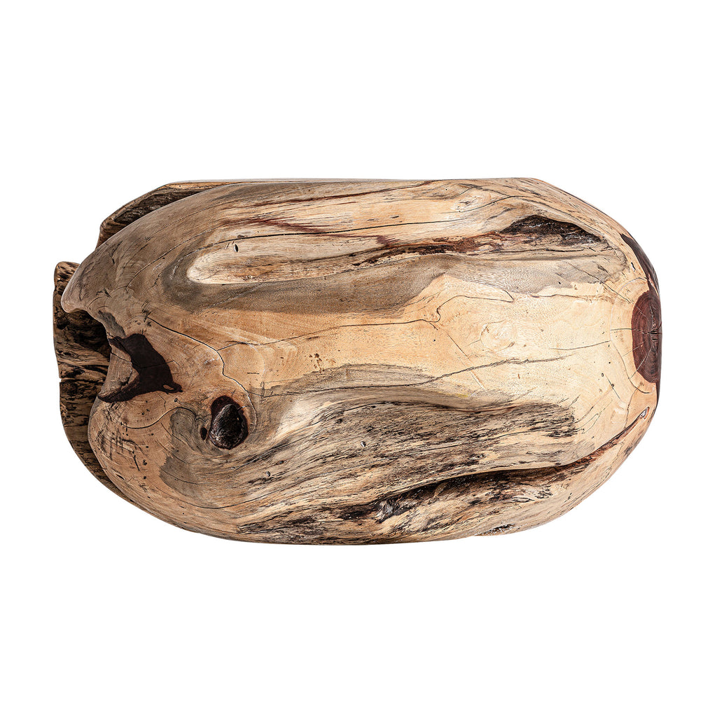 Couchtisch aus braunem Tamarindenholz im Ethnic Design