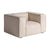 Beiger Art Deco Sessel