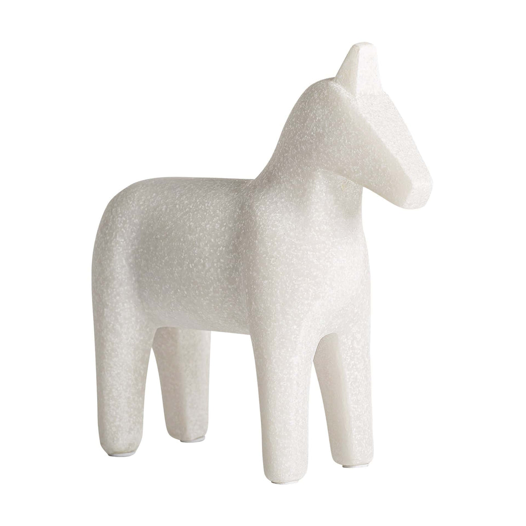 Dekorative Einhorn Figur in Weiss 