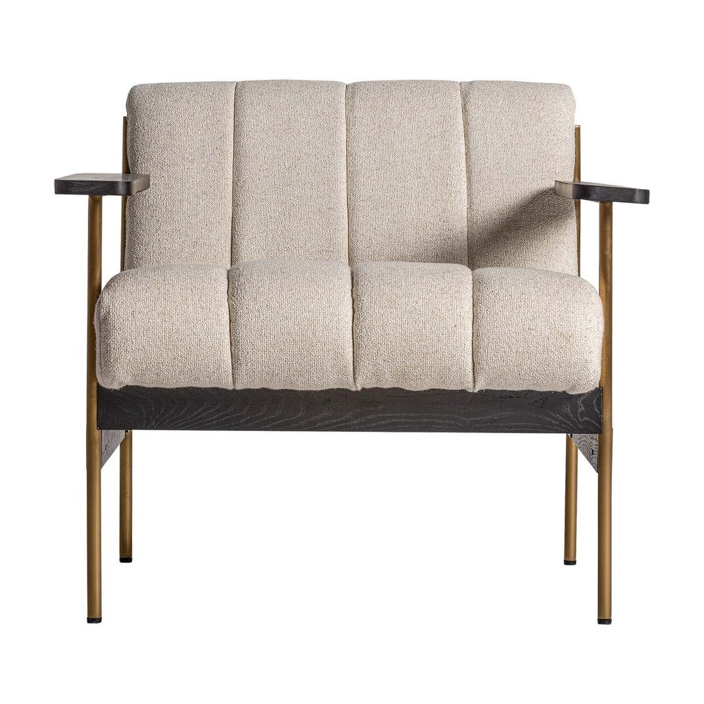 Schwarzweisser Art Deco Sessel 