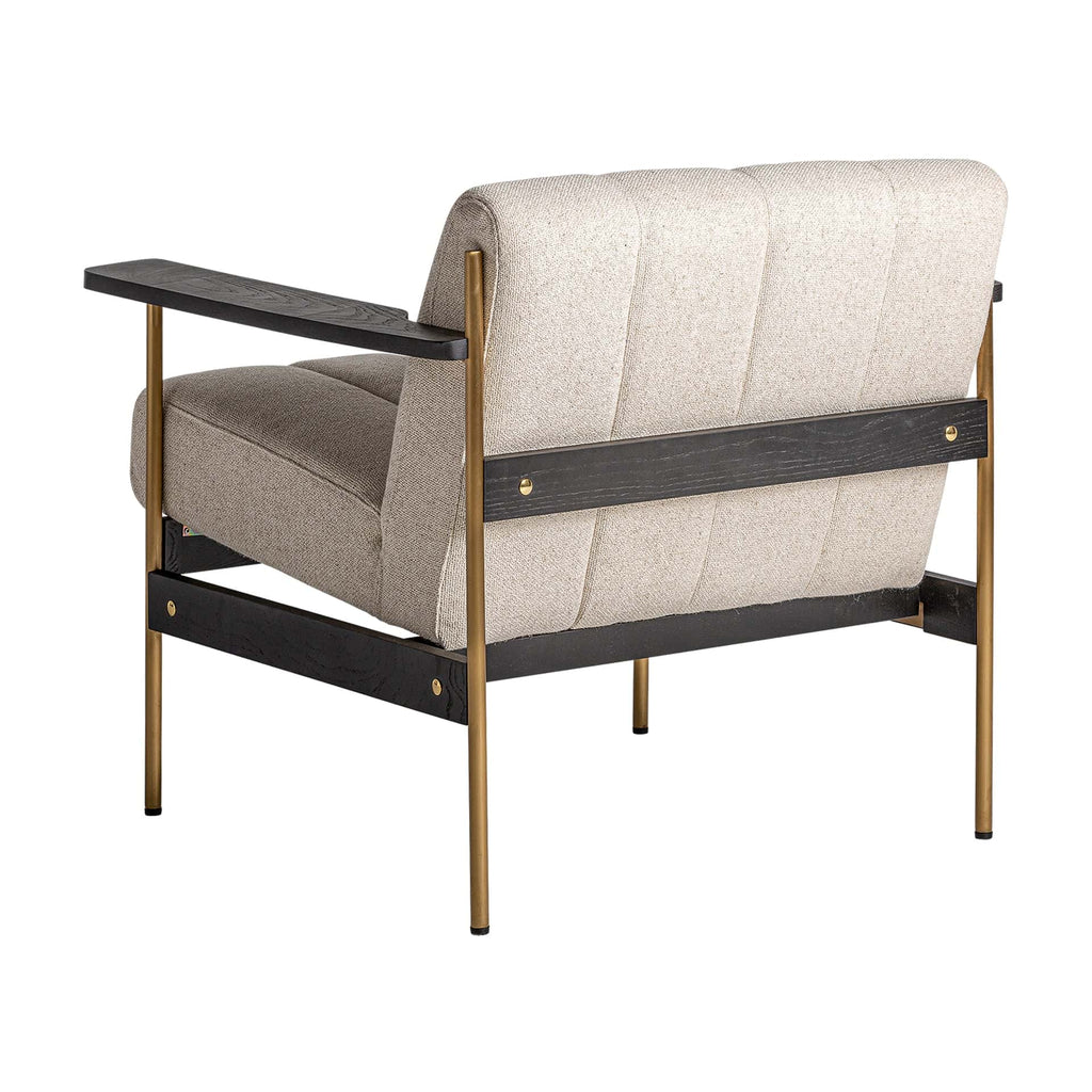 Schwarzweisser Art Deco Sessel 