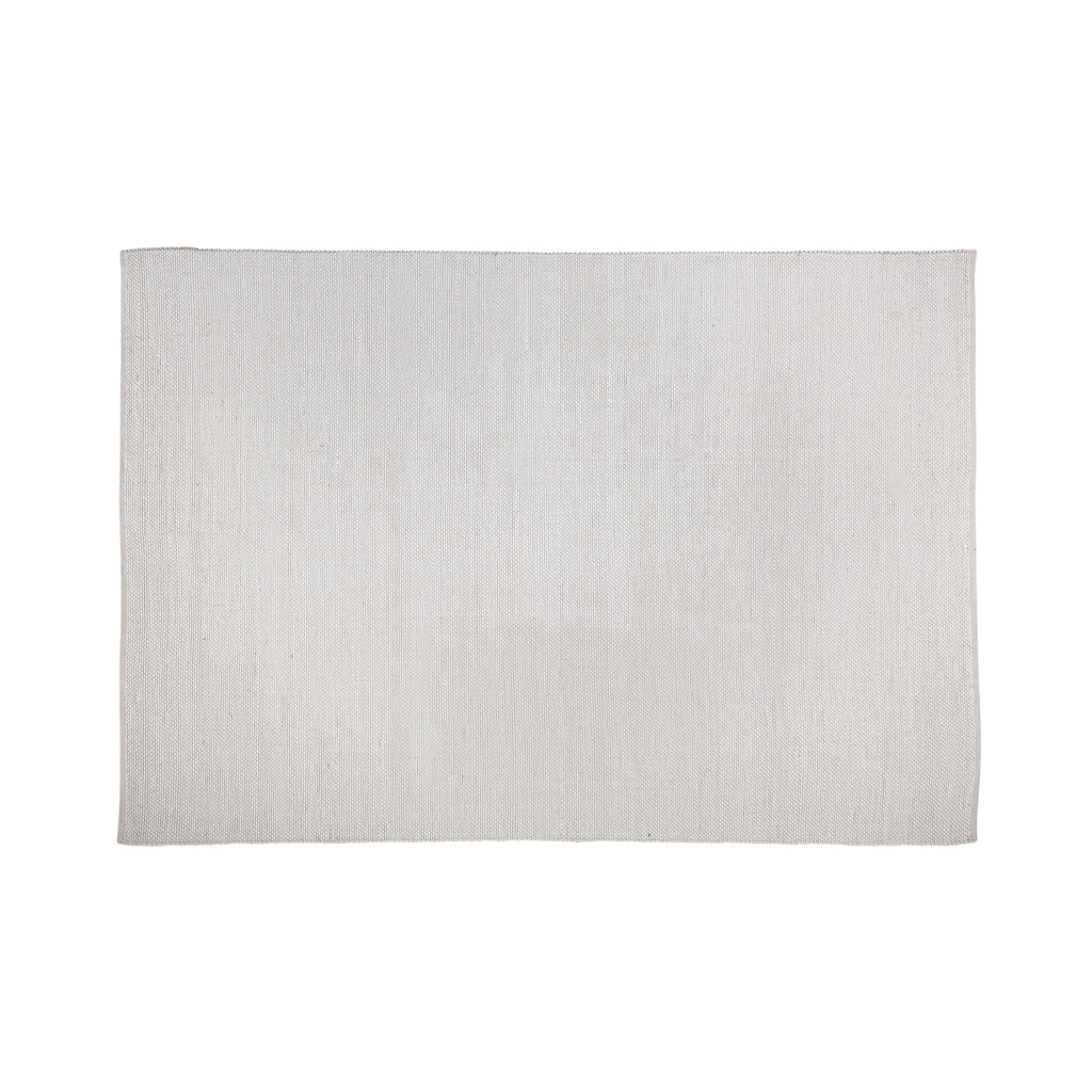 Rechteckiger Off White Teppich für In- und Outdoor