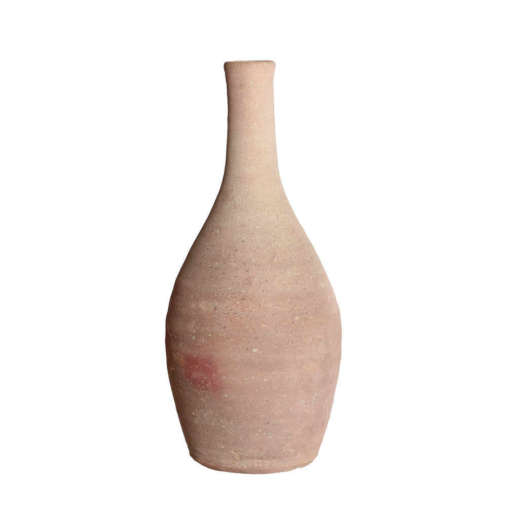Kolonial Vase aus braunem Ton von VICAL – Handmade