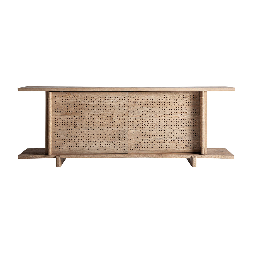 Sideboard aus hellbraunem Mangoholz im Contemporary Design von VICAL