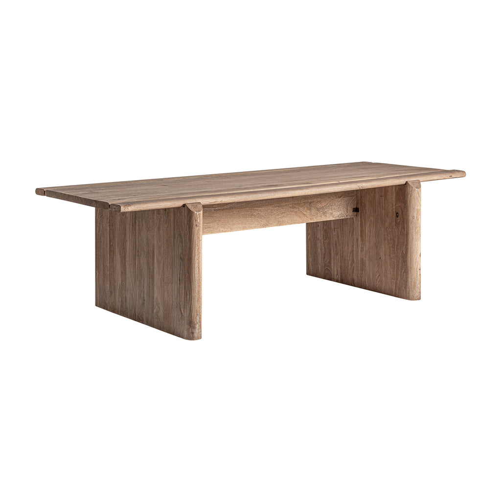 Contemporary Esstisch für 10 Personen aus hellem Mangoholz von Vical Design 