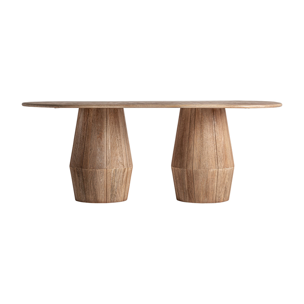 Esstisch aus Mangoholz mit gedrechselten Beinen im Contemporary Design von VICAL - 8 personen