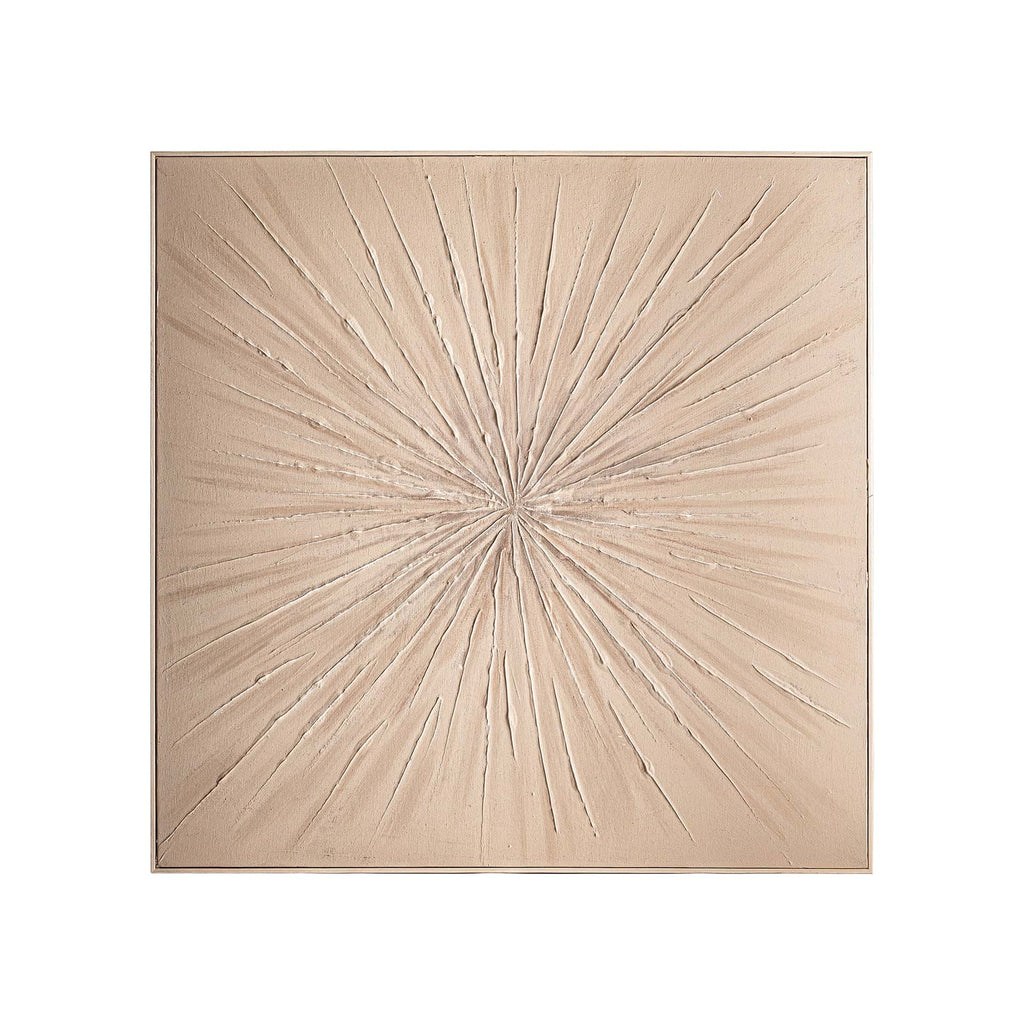 Beiges Leinwandbild - Contemporary 