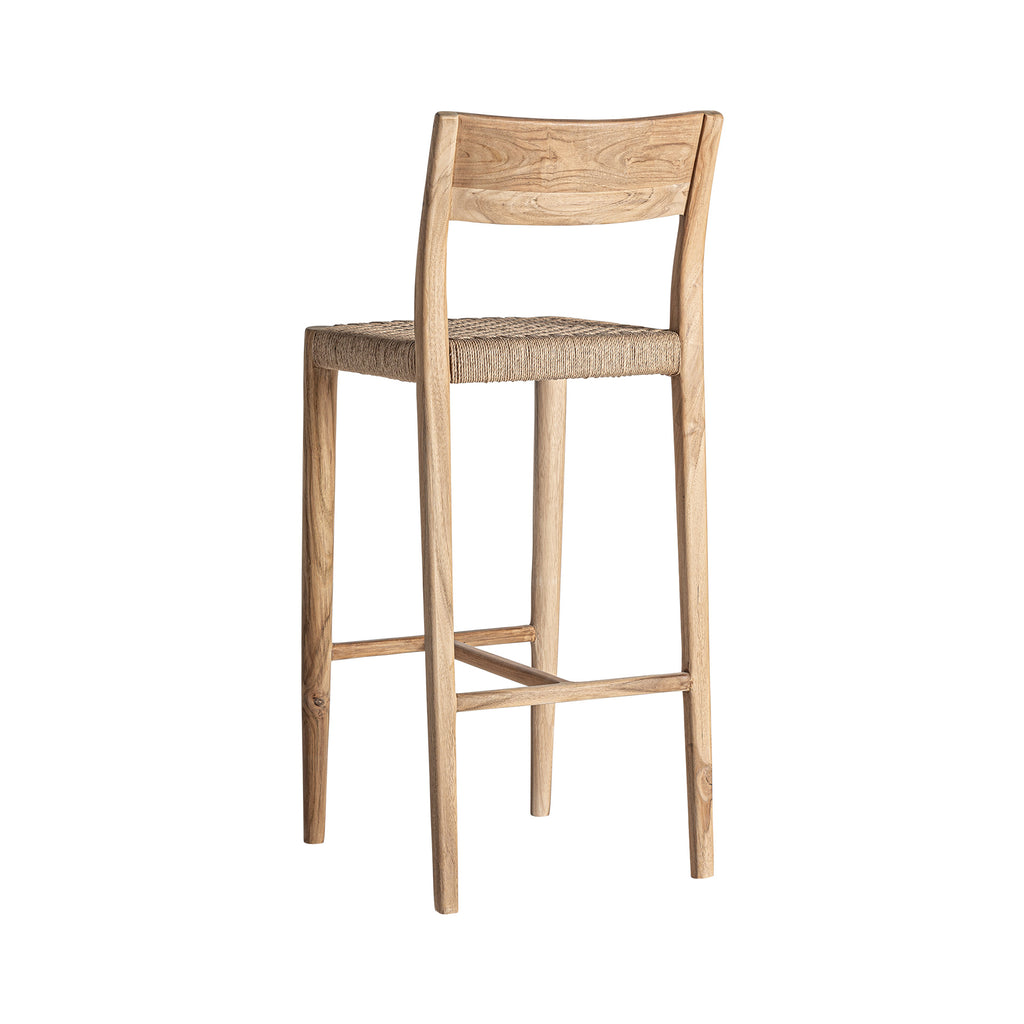 Barhocker aus Teakholz 