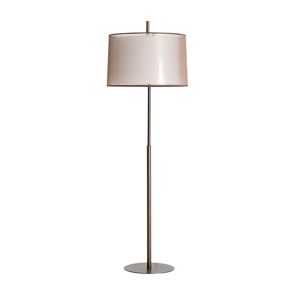 art deco stehlampe, bronze 