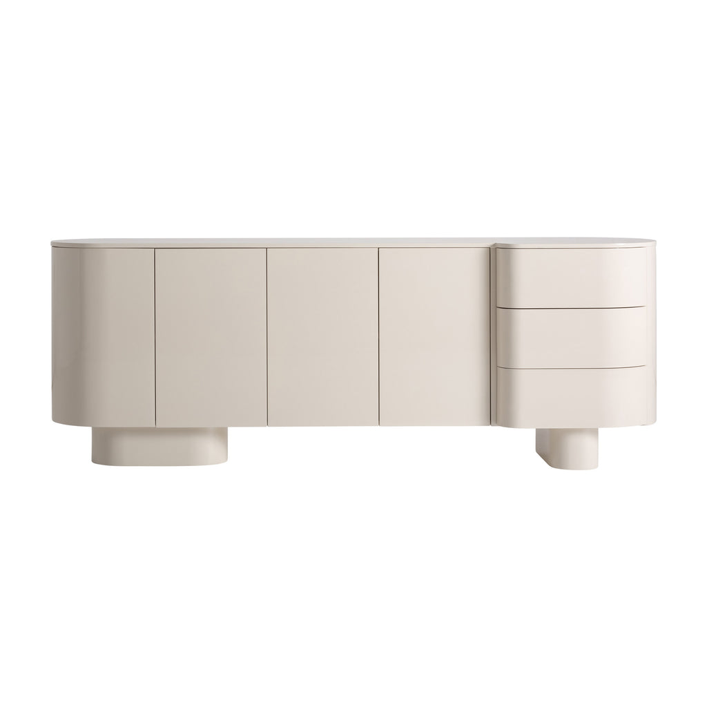Sideboard mit Schubladen in cremeweiß – Contemporary