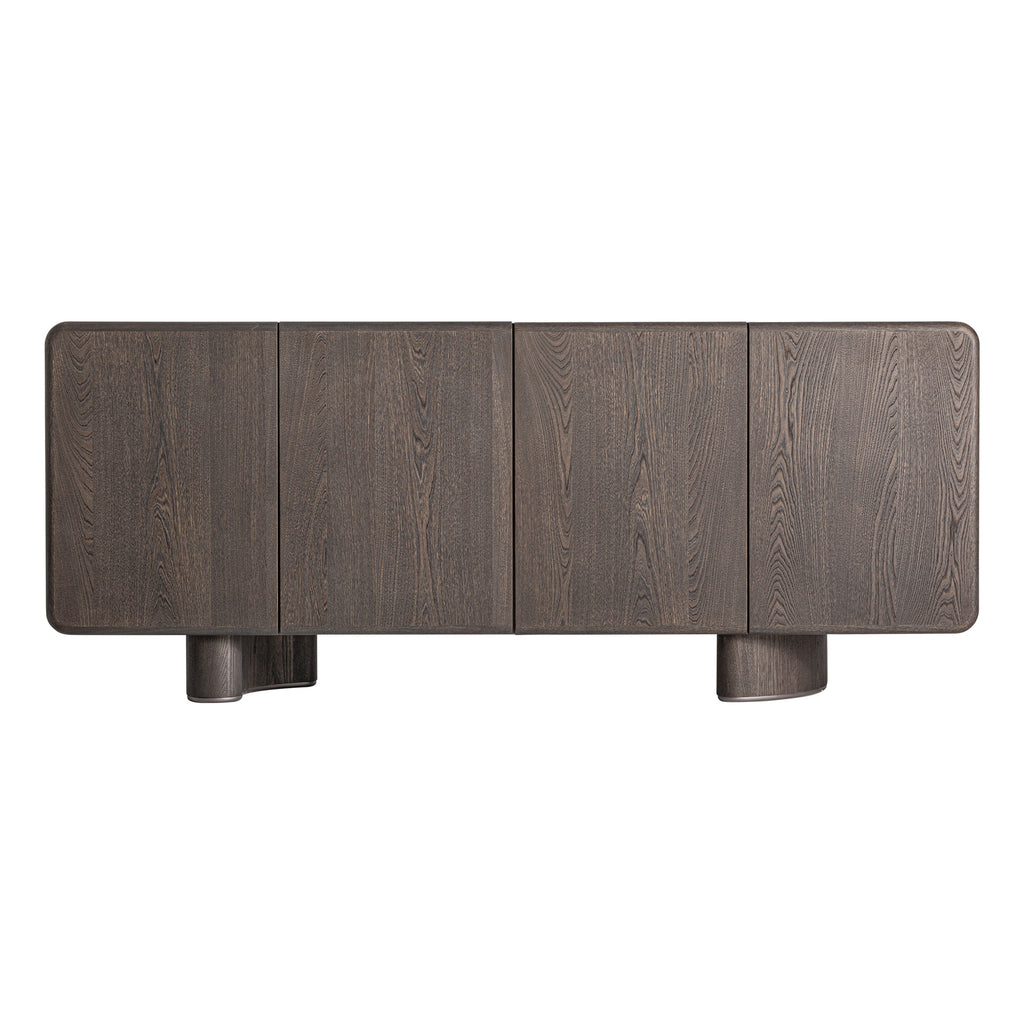 Viertüriges Sideboard im Contemporary Stil in Braun