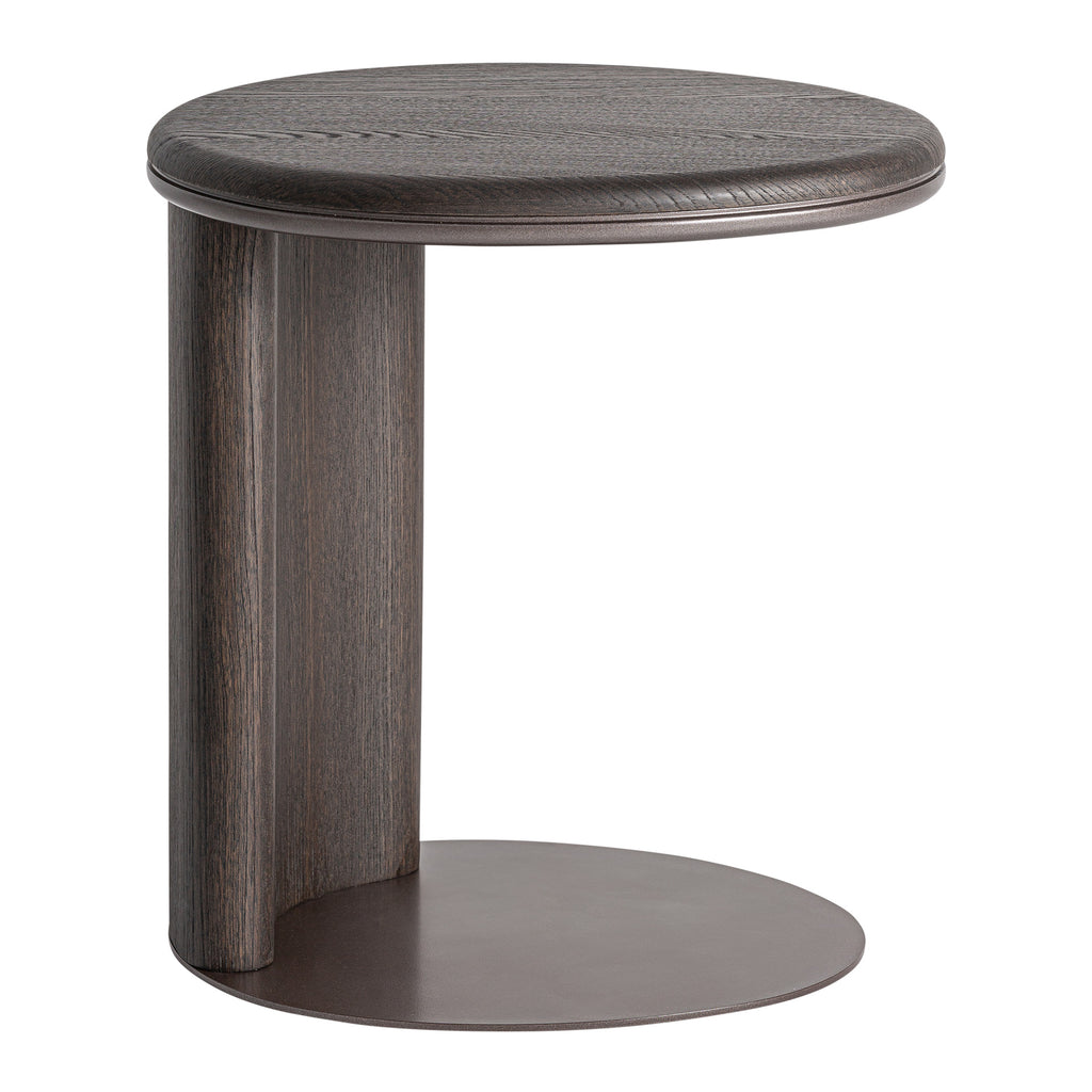 Runder Beistelltisch Braun - Contemporary Design 