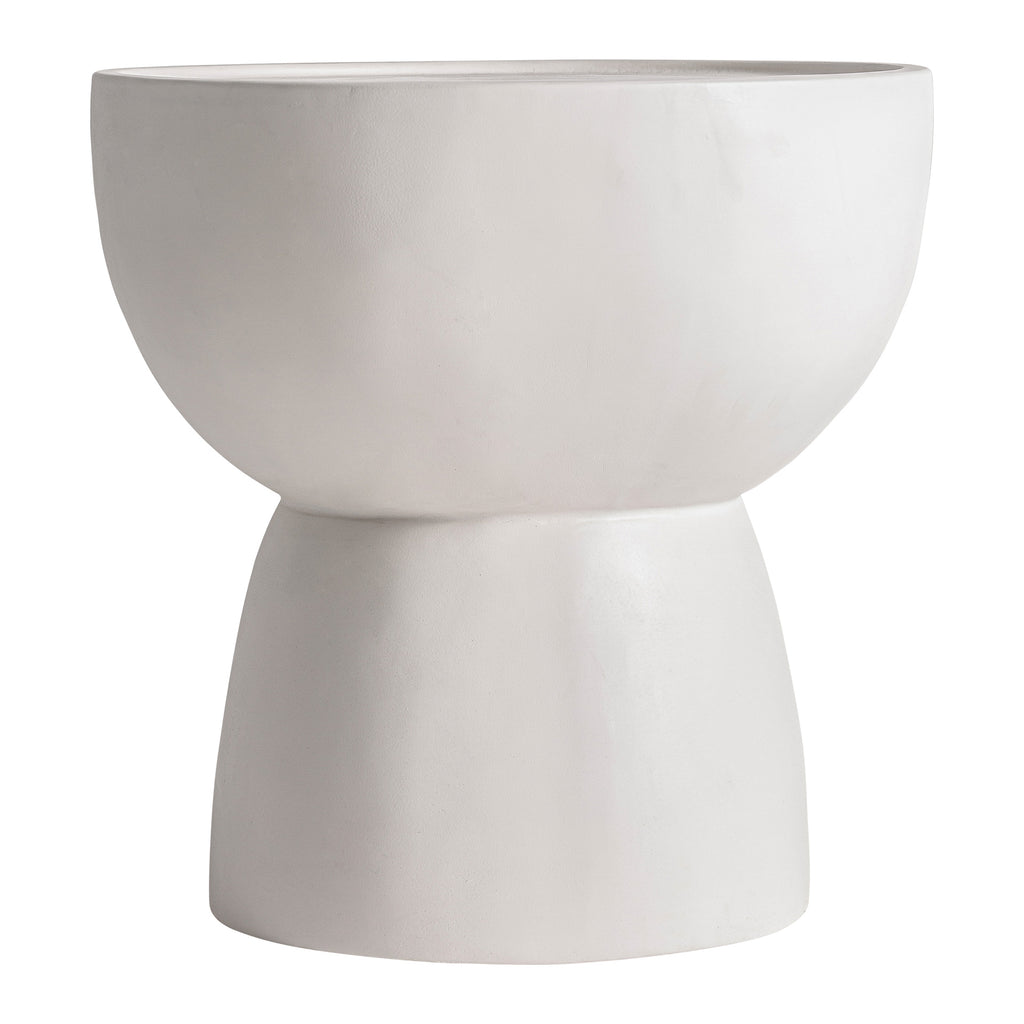 Runder Couchtisch aus Stahlbeton, minimalistisches monolithisches Design