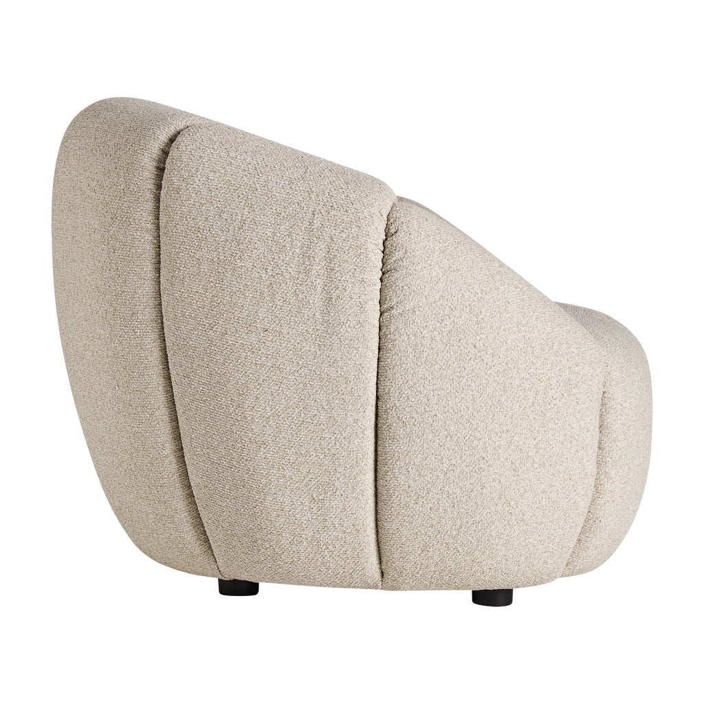 Runder Designersessel – Beige - vical 
