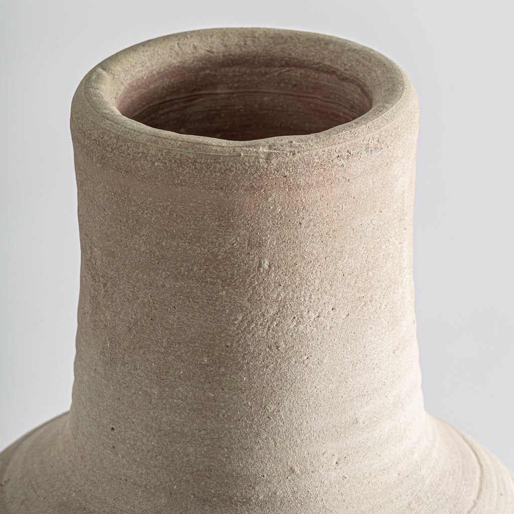 Ton Vase Off White handmade 