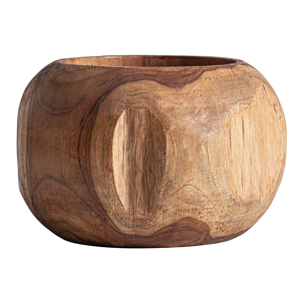 Pflanzen Übertopf aus Teakholz - Handmade