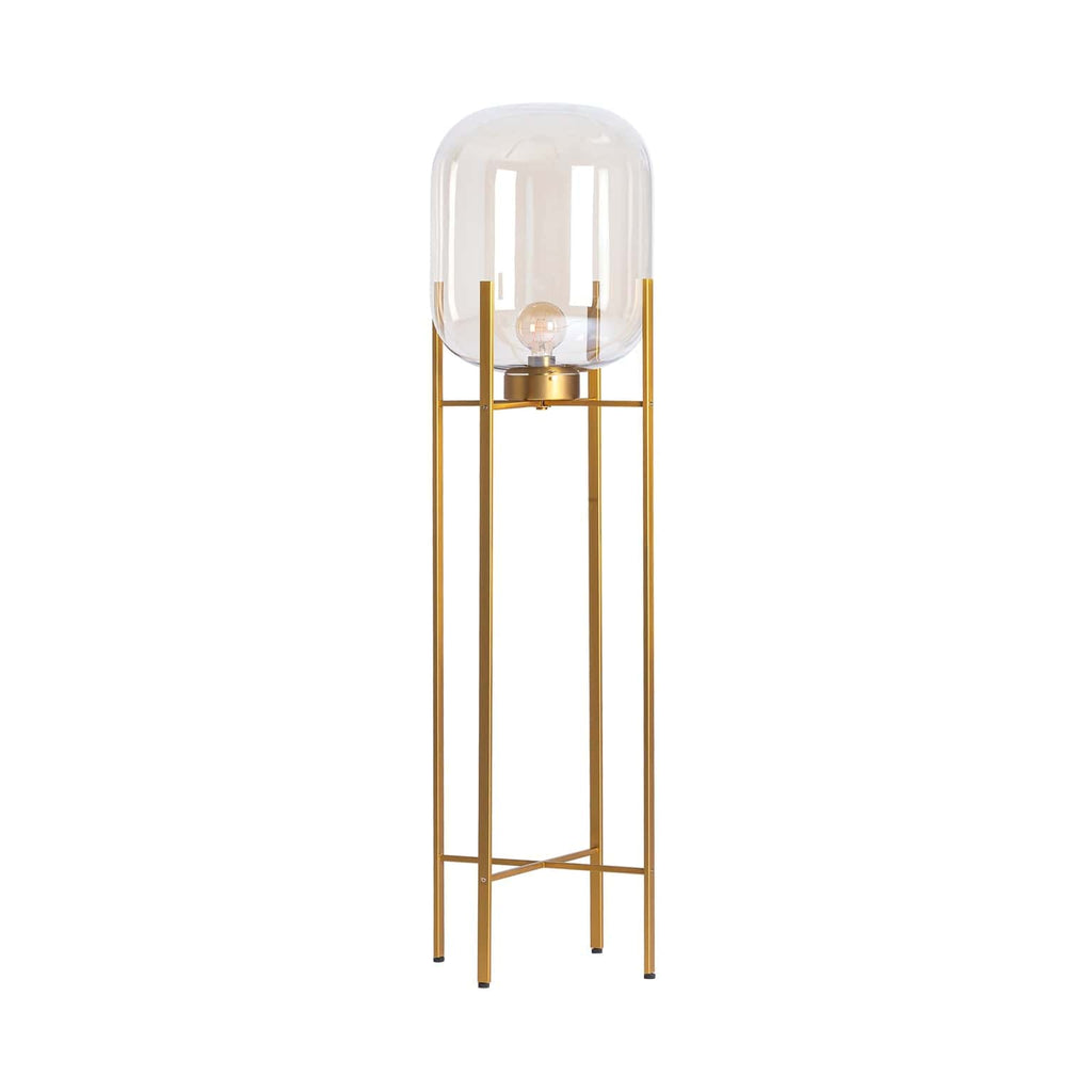 Art Deco Stehlampe in Gold - Maison Oudh