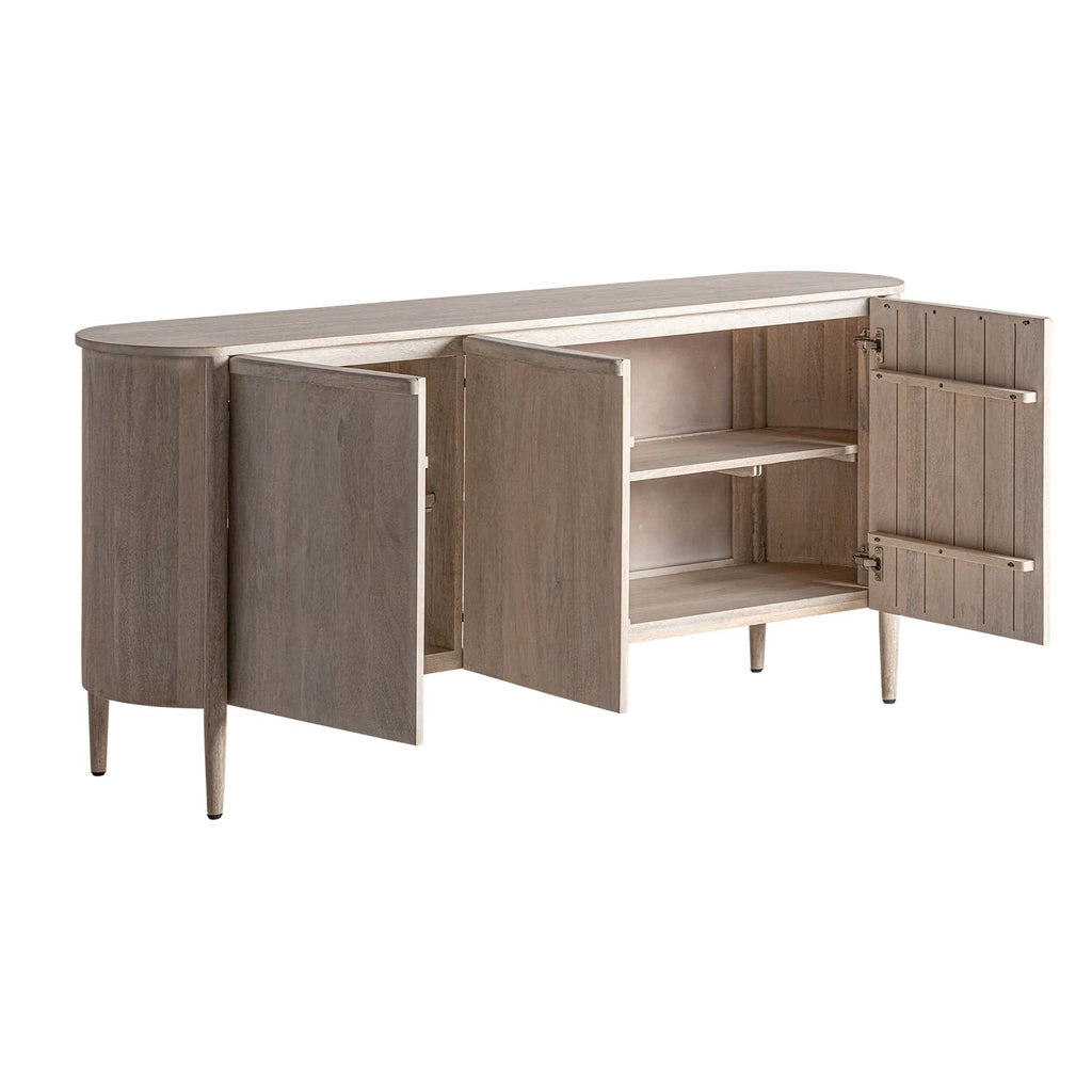 Birkenholz Sideboard in Off White - Maison Oudh