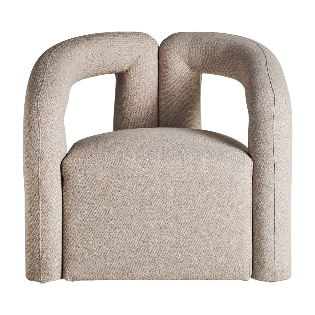 Bouclé Sessel in Off White - Maison Oudh