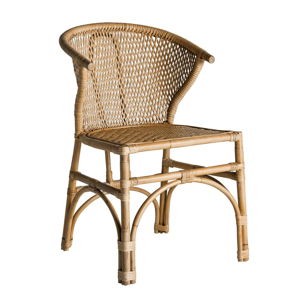 Contemporary Rattan-Stuhl: Natürliche Kunst trifft modernes Design - Maison Oudh
