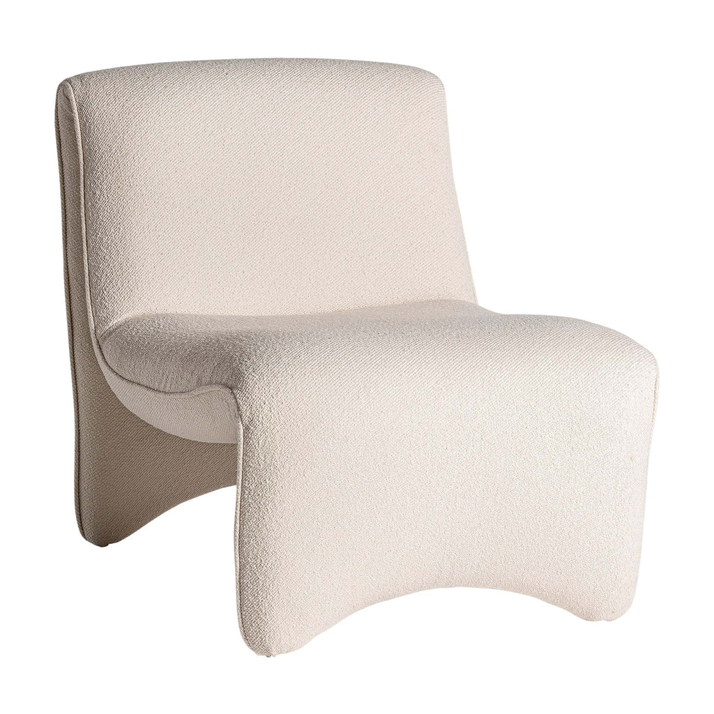 Contemporary Sessel aus Kiefernholz in Off White - Maison Oudh