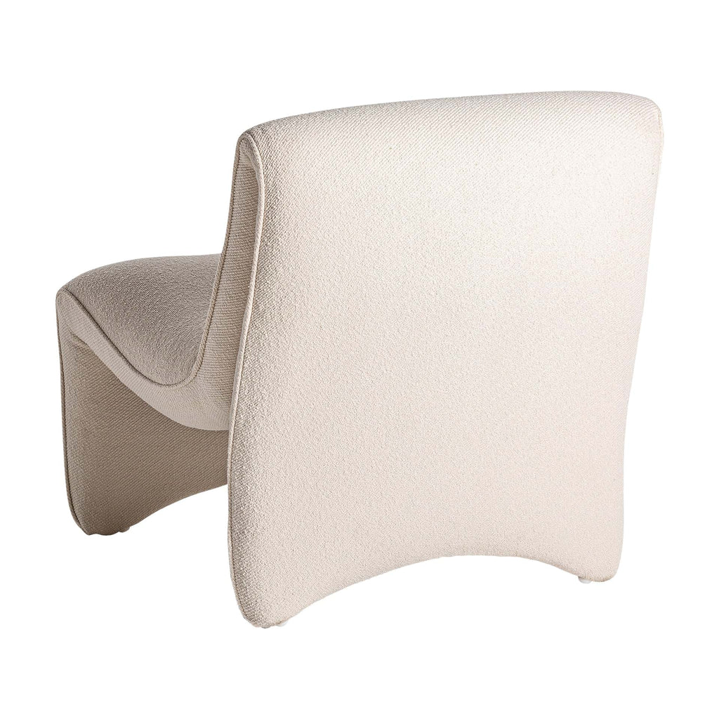 Contemporary Sessel aus Kiefernholz in Off White - Maison Oudh