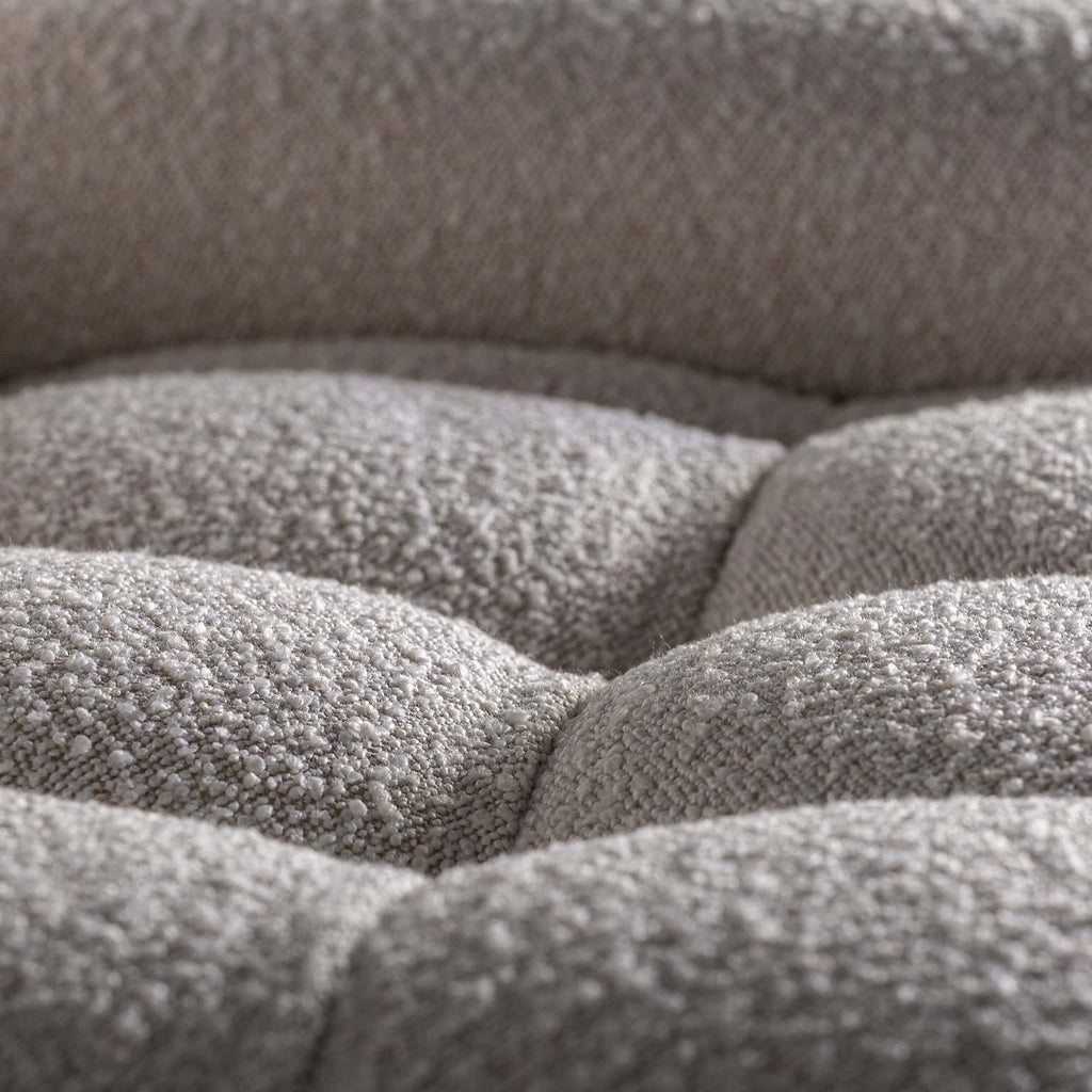 Cremefarbenes Modulsofa aus Bouclé im Art Deco Design - Maison Oudh