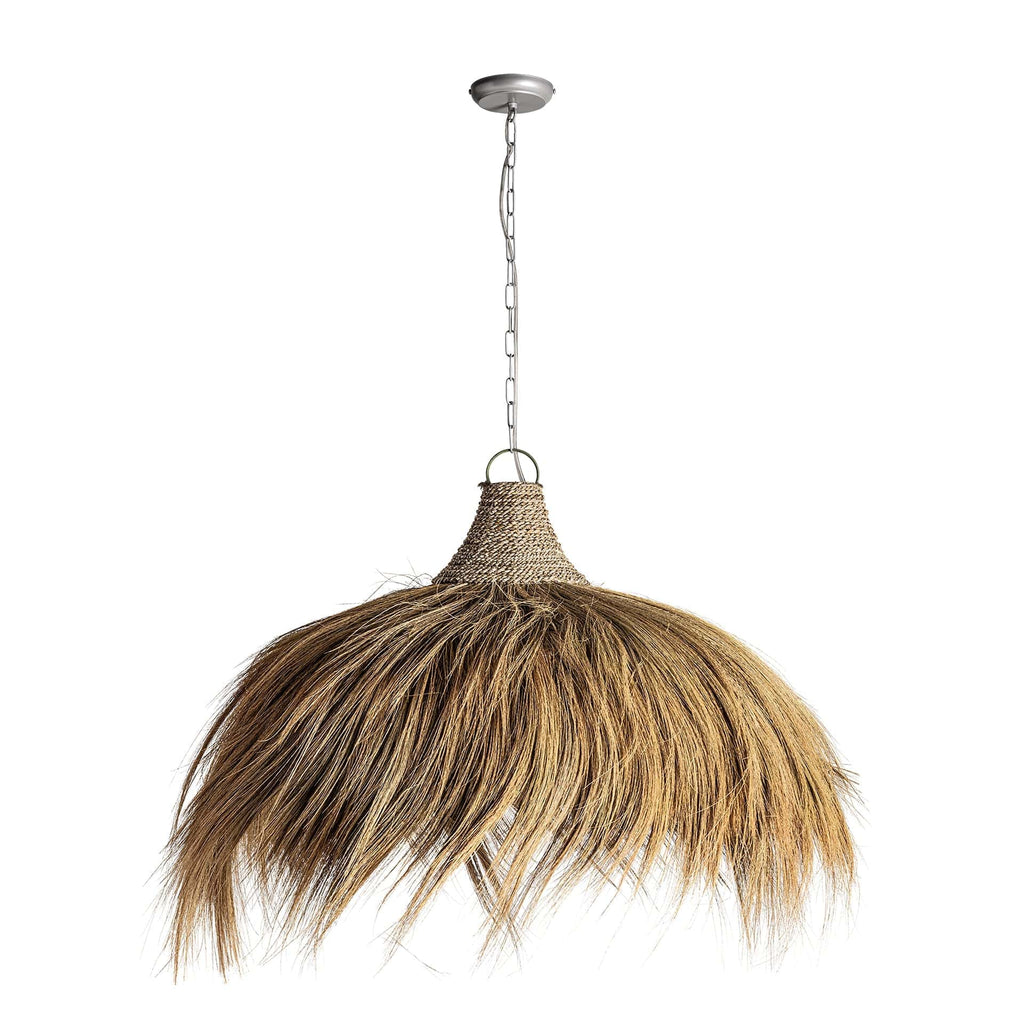 Deckenleuchte aus Naturfasern im Ethnic Design - Maison Oudh