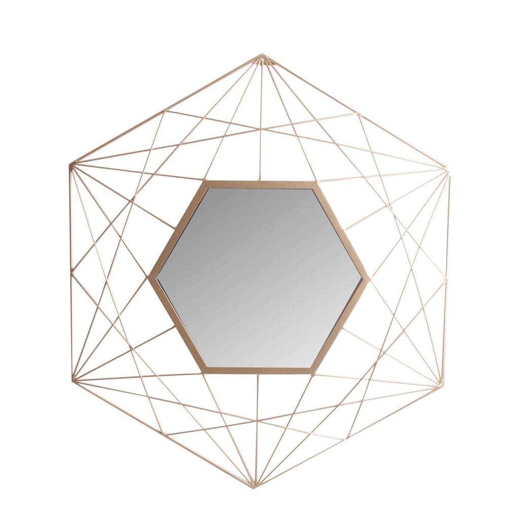 Geometrischer Spiegel in Gold - Maison Oudh