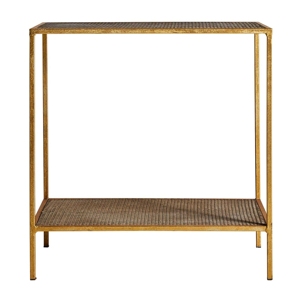 Goldener Beistelltisch aus Eisen - Maison Oudh