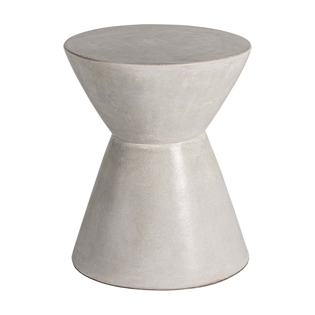 Grauer Beistelltisch aus Beton im Contemporary Stil -gross- - Maison Oudh