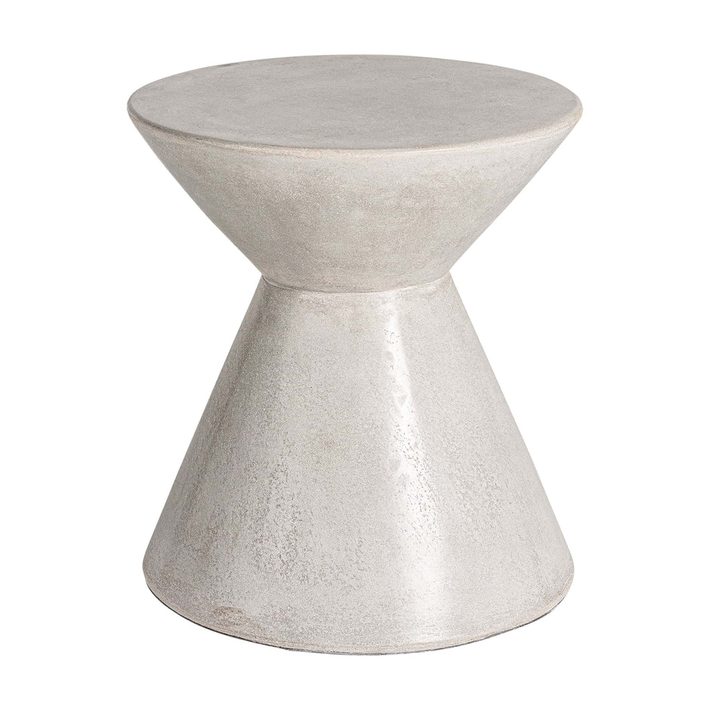 Grauer Beistelltisch aus Beton im Contemporary Stil -klein- - Maison Oudh
