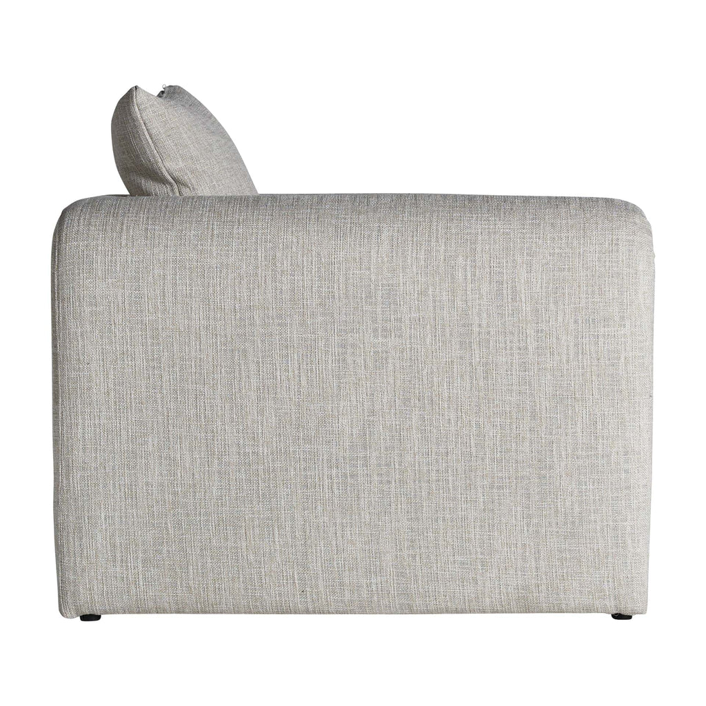 Greige Eleganz: Contemporary Sessel aus Kiefernholz - Maison Oudh