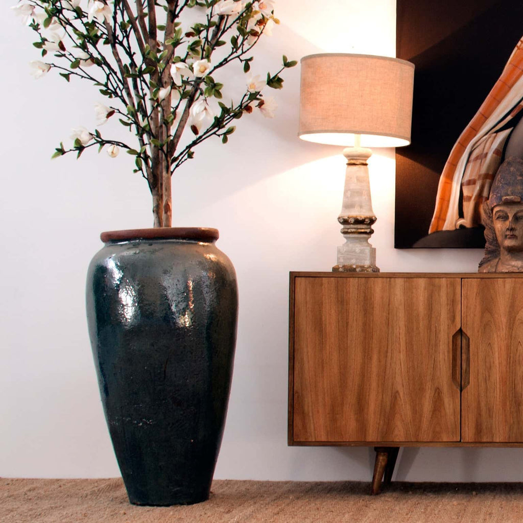 Handgefertigte Amphore aus Keramik - Maison Oudh