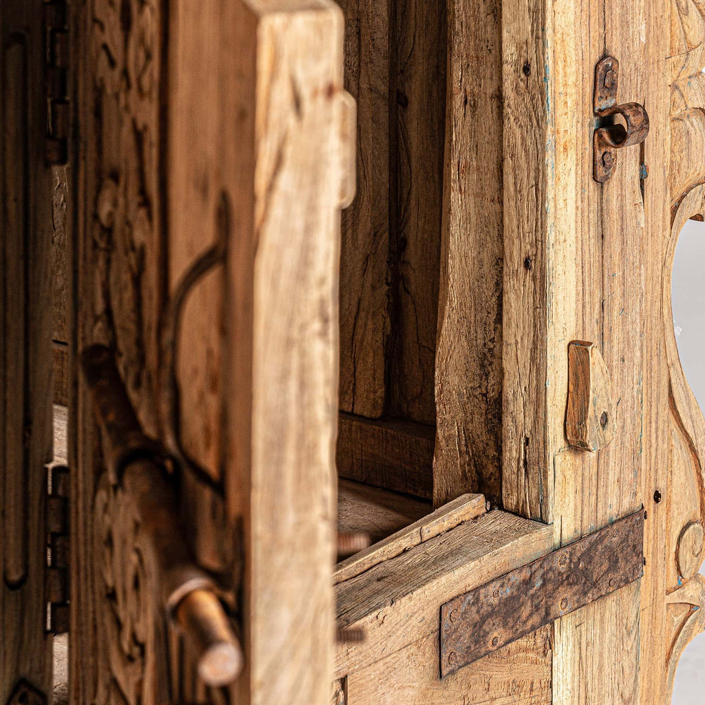 Handgefertigte Konsole aus antikem Mangoholz im Ethno Stil - Maison Oudh