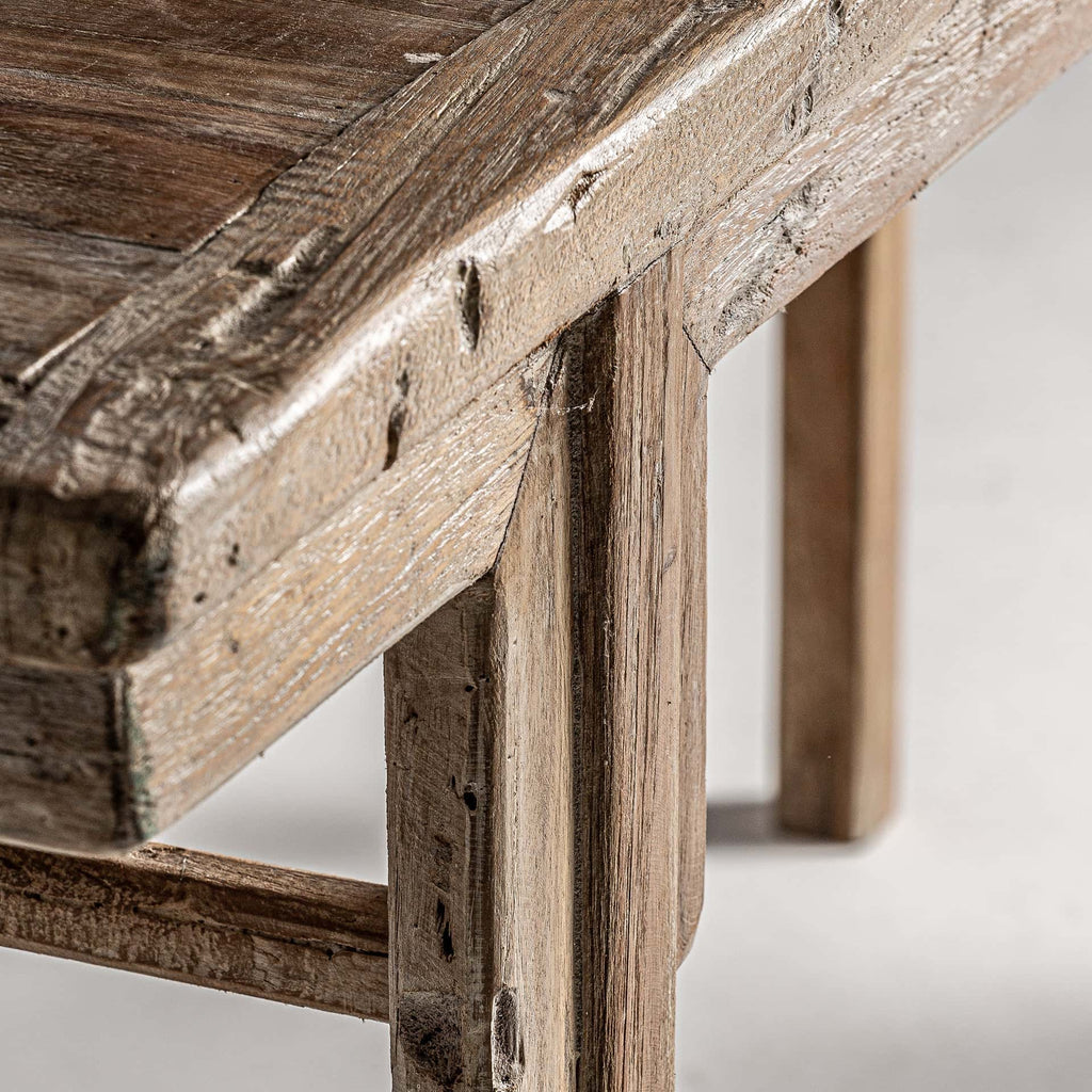 Handgefertigte Konsole aus Teakholz - Maison Oudh