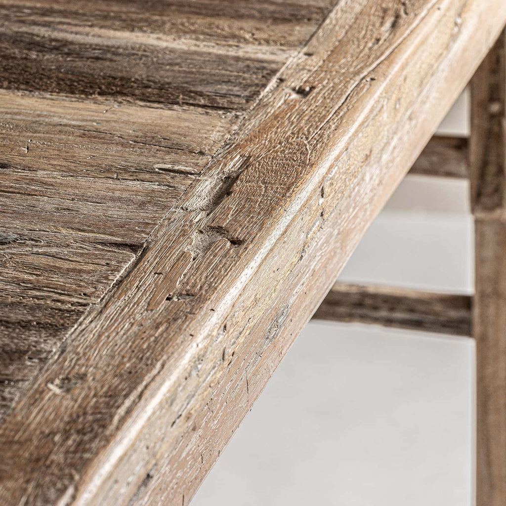 Handgefertigte Konsole aus Teakholz - Maison Oudh
