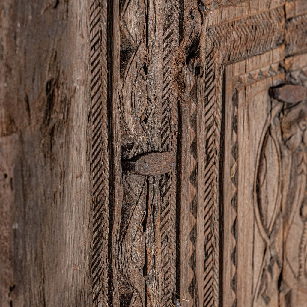 Handgefertigte Tür aus antikem Holz - Maison Oudh
