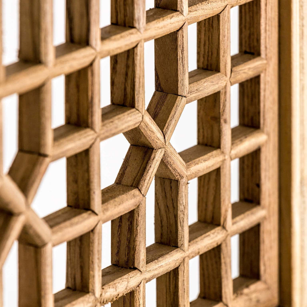 Handgefertigte Tür aus Ulmenholz im Orientalischen Stil - Maison Oudh