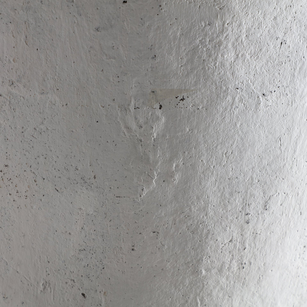 Handgefertigte weisse Amphore aus Terrakotta -gross- - Maison Oudh